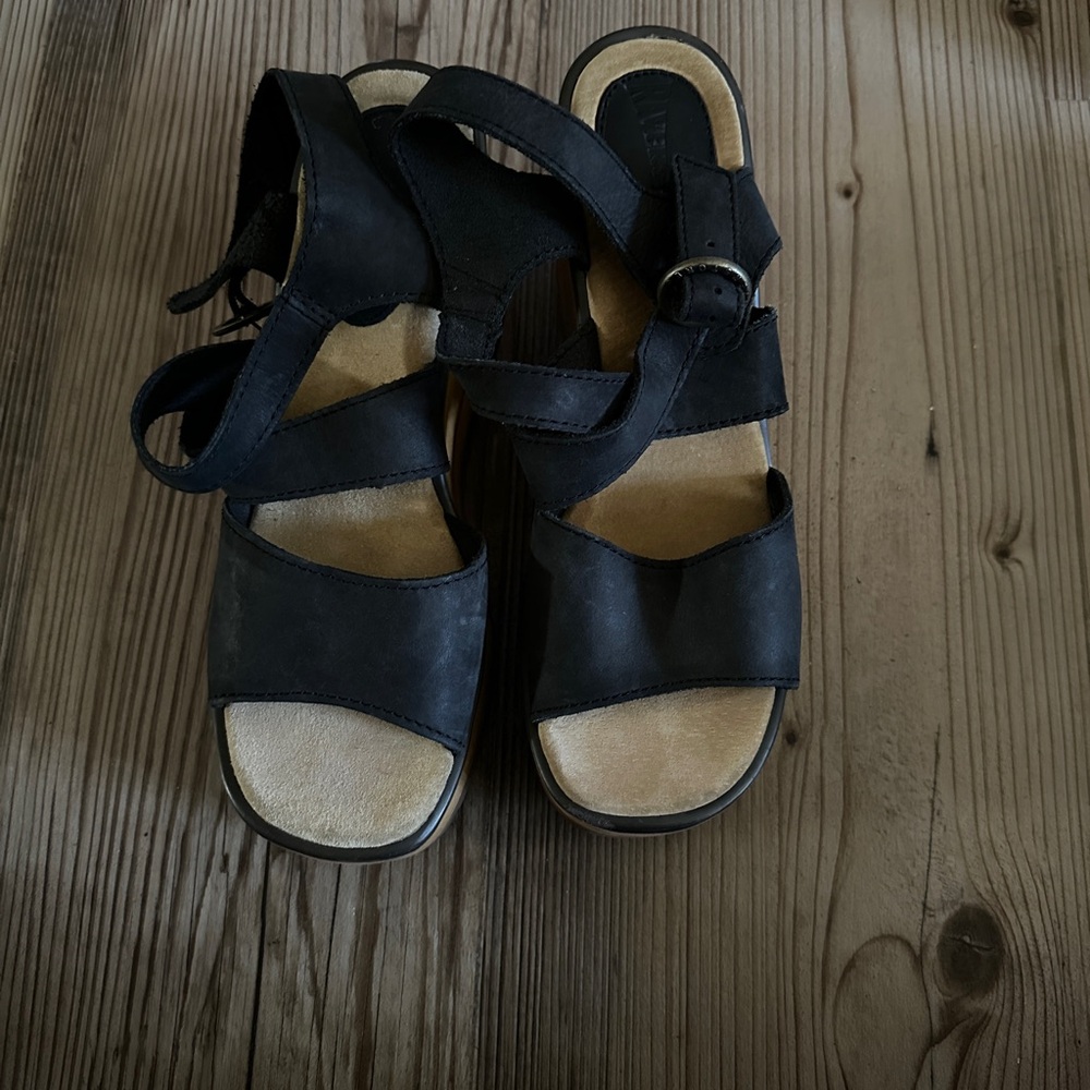 Black Strappy Sandals